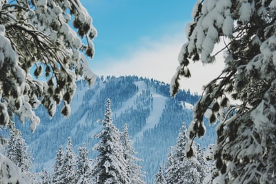 雪山的风景摄影
